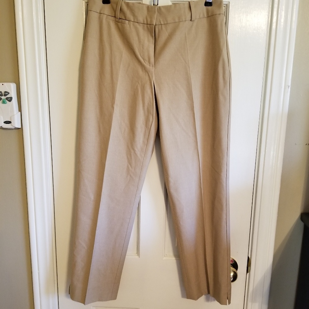 Talbots size 2 Tan Crops